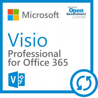 P4U-00001 - Microsoft - Visio Pro for Office 365 forEDU